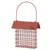 zolux - Support pain de graisse en métal avec toit terracotta pour o zolux - Support pain de graisse en métal avec toit terracotta pour o