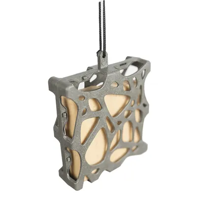 animallparadise - Mangeoire Anna recyclé 13 x 15 cm,  support à bloc de gra