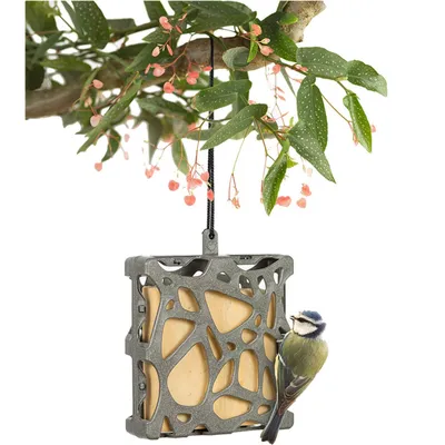 animallparadise - Mangeoire Anna recyclé 13 x 15 cm, support à bloc de gra animallparadise - Mangeoire Anna recyclé 13 x 15 cm, support à bloc de gra