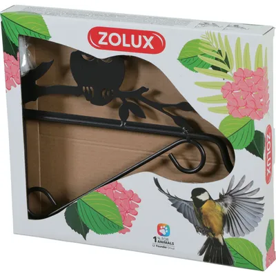 zolux - Support mural Hiboux pour nourriture oiseaux