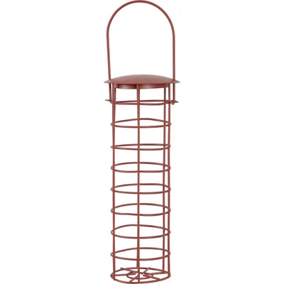 Distributeur à boules de graisse  terra-cotta, ø 9 x 32 cm pour oiseau