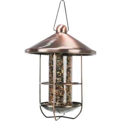 Trixie - Mangeoire extérieure cuivré 500ml / ø 19 cm. oiseaux.