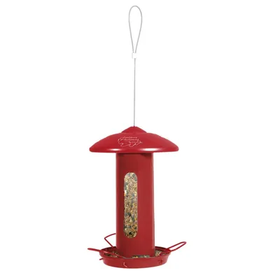 Mangeoire solo métal  H 44 cm pour oiseaux