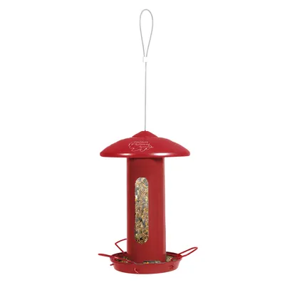 Mangeoire solo métal  H 44 cm pour oiseaux