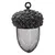 Mangeoire arachide en forme de gland pour oiseaux .