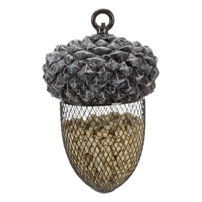 Mangeoire arachide en forme de gland pour oiseaux .