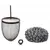 Mangeoire arachide en forme de gland pour oiseaux .