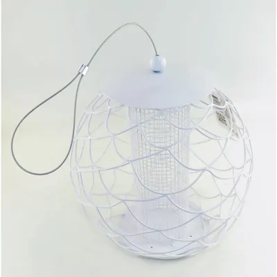 Mangeoire urban denali blanc ø 24 cm, pour arachide pour oiseaux Mangeoire urban denali blanc ø 24 cm, pour arachide pour oiseaux
