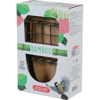 zolux - Support pour 2 pains de graisse Bamboo pour oiseaux