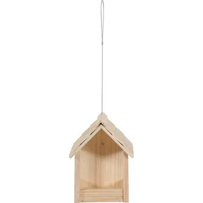 Mangeoire Cup Grizzli 3 en 1 , toit en bois, pour oiseaux