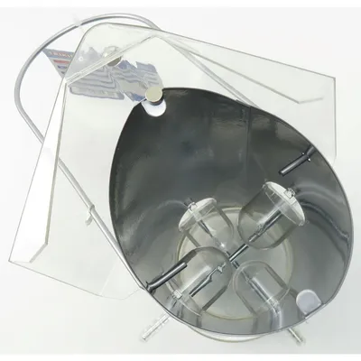 animallparadise - Mangeoire  colonne extérieure 800 ml et 25 cm grise pour