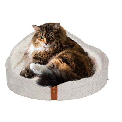 Coussin Cover PALOMA  ø 45 cm x 10 cm. couleur beige pour chat,