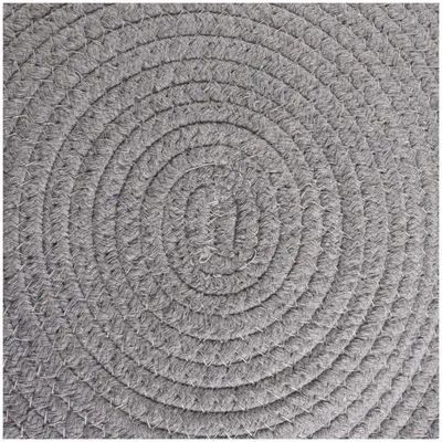 Panier + coussin rond Hebe. ø 33 x 15 cm. couleur gris. pour chat.