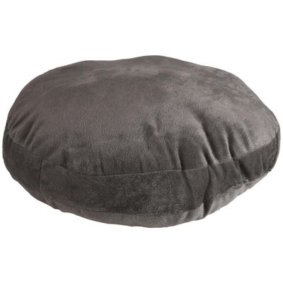 Panier + coussin rond Hebe. ø 33 x 15 cm. couleur gris. pour chat.