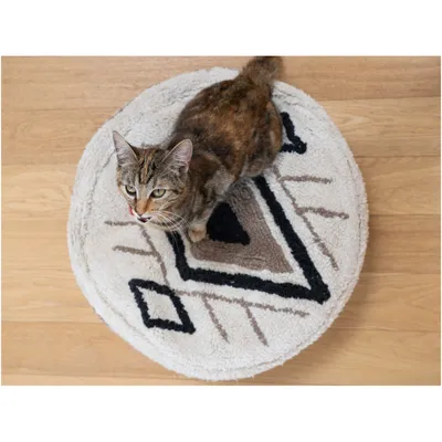 animallparadise - Pouf Berbère caramel ø 50 cm pour chats ou petit chiens