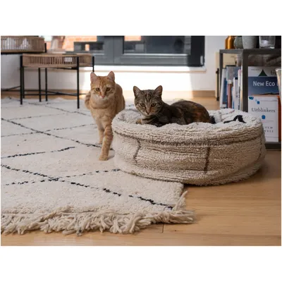 animallparadise - Pouf Berbère caramel ø 50 cm pour chats ou petit chiens