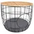 FLAMINGO Panier à chat métallique Filum Noir 50x50x41 cm FLAMINGO Panier à chat métallique Filum Noir 50x50x41 cm
