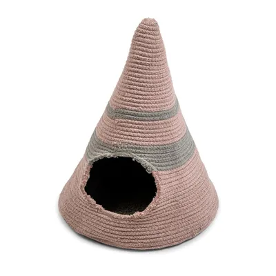 animallparadise - Abris pour chat Tipi Bobo pink ø 40 cm