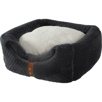 zolux - Cube 2 en 1 gris PALOMA 35 x 35 x 35 cm pour chat