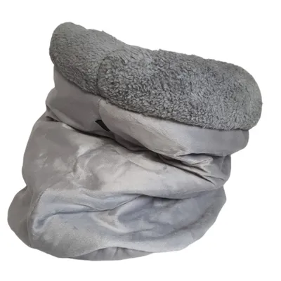 Flamingo - Panier crépitant ø 30 cm, gris , pour chat