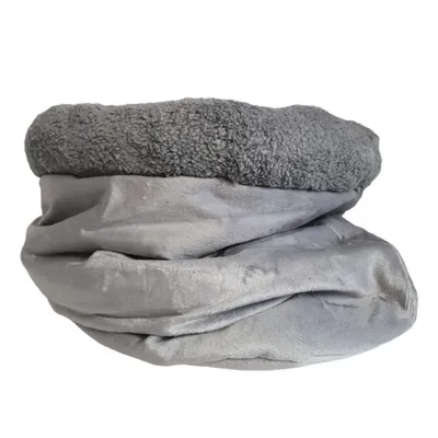 Flamingo - Panier crépitant ø 30 cm, gris , pour chat