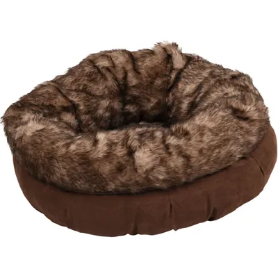 Flamingo - Panier rond ø 55 cm x 20 cm, couleur brun,  pour chat