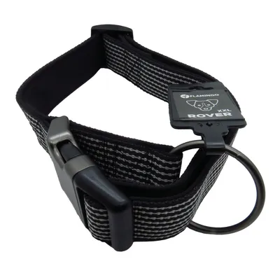 Flamingo - Collier Jannu  réglable de 55 à 75 cm 38 mm taille XXL pour