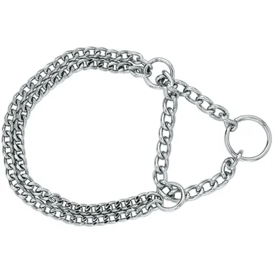Collier éducation  60 cm  2 rangs pour chien