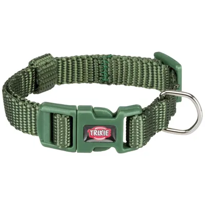 Trixie - Collier S avec boucle anti-traction vert pour chien