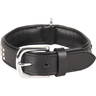 Collier Cuir SEDONA  taille S/M 31-35 cm pour chien.