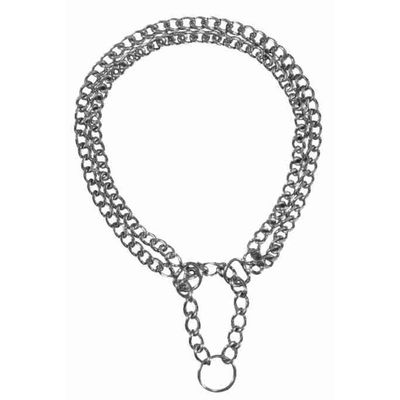 Collier éducation,  XL  65 cm/2,5 mm 2 rangs pour chien