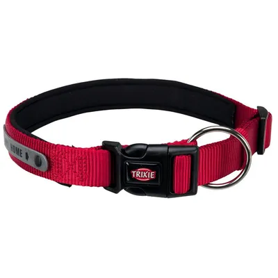 Trixie - Collier 45-50 cm   néoprène et bande adresse pour chien