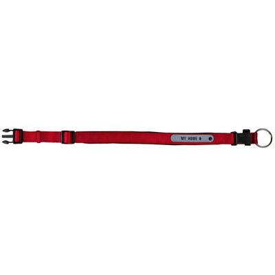 Trixie - Collier 45-50 cm   néoprène et bande adresse pour chien