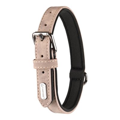 Flamingo - Collier taille S-M 29-35 cm en simili cuir et néoprène  DELU, co