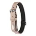 Flamingo - Collier taille S-M 29-35 cm en simili cuir et néoprène DELU, co