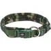 Collier S-M  vert camouflage avec rembourrage  pour chien