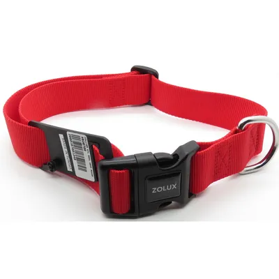 zolux - collier nylon 50 - 80  cm x 40 mm  pour chien.