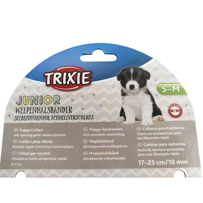 6 colliers S-M 17 à 25 cm x 10 mm pour chiot. assortiment de couleur