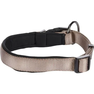 Flamingo - Collier ABBI taupe S 35-40 cm Pour chiens.