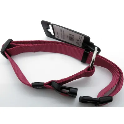 Flamingo - Collier Ziggi  cerise 40 -55 cm. 20 MM . taille M. pour chi