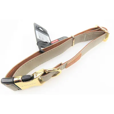 Collier IMAO MAYFAIR. 25 mm. réglable. couleur taupe. pour chien.