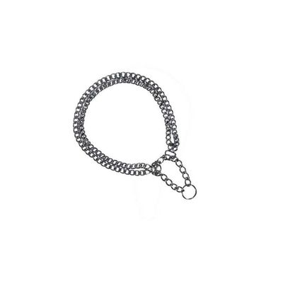 Collier d'éducation,  L-XL  60 cm/2,5 mm 2 rangs   pour chien