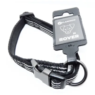 Flamingo - Collier Jannu  réglable de 30 à 45 cm 15 mm taille M pour ch