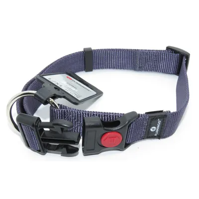 Flamingo - Collier Ziggi granite 45 -65 cm. 25 MM . taille L/XL. pour Flamingo - Collier Ziggi granite 45 -65 cm. 25 MM . taille L/XL. pour