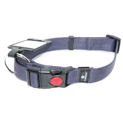 Flamingo - Collier Ziggi  granite 45 -65 cm. 25 MM . taille L/XL. pour