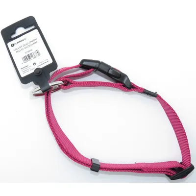 Flamingo - Collier Ziggi  cerise 45 -65 cm. 25 MM . taille L/XL. pour
