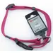 Collier Ziggi cerise 45 -65 cm. 25 MM . taille L pour chien.