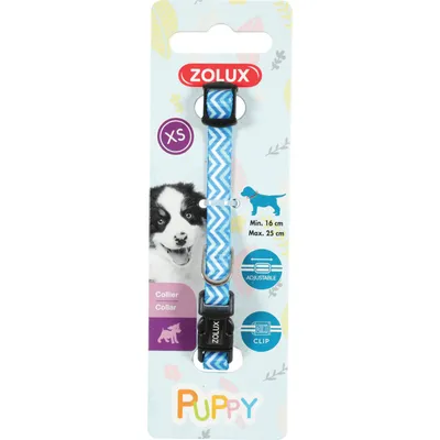 zolux - Collier PUPPY PIXIE. 8 mm .16 à 25 cm. couleur . pour chiots