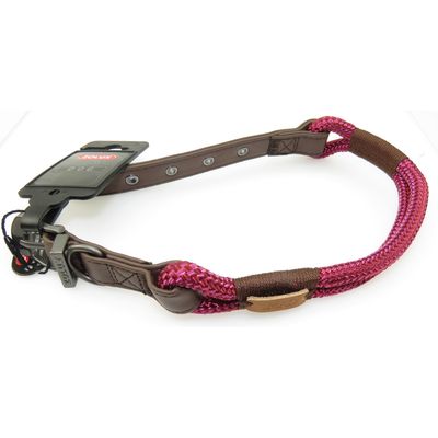 Collier IMAO 50 cm x 9 mm Hyde park  fuchsia pour chien