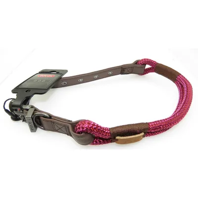 Collier IMAO 50 cm x 9 mm Hyde park  fuchsia pour chien